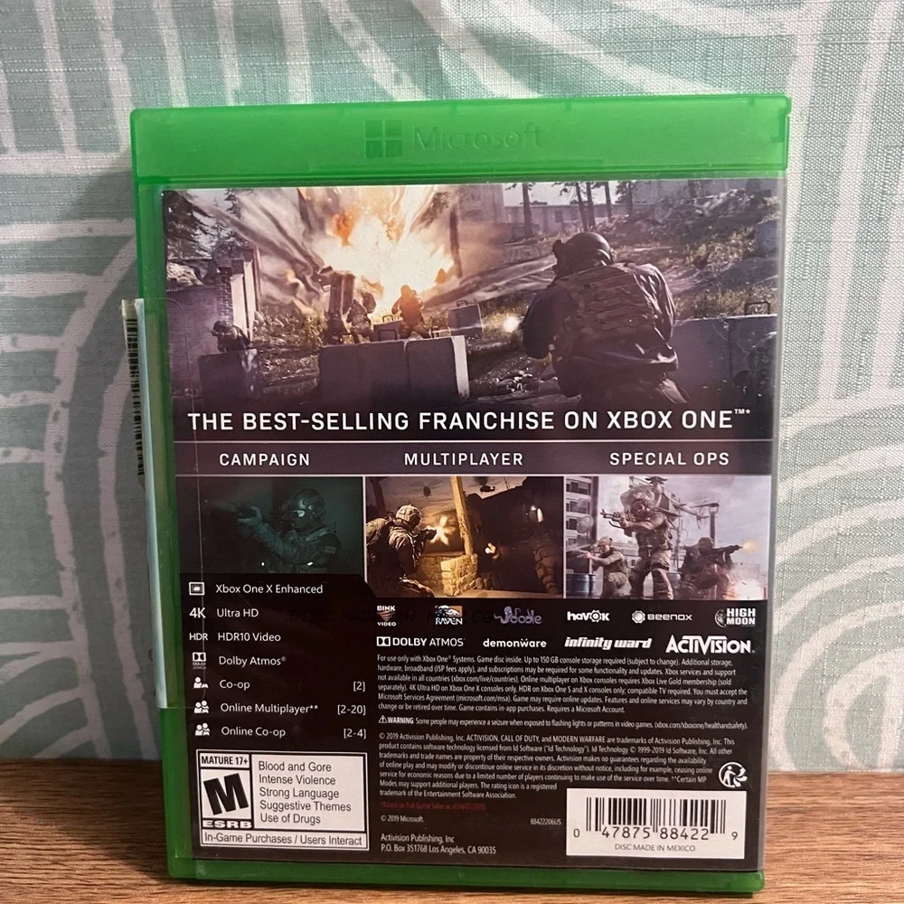 Call of Duty: Modern Warfare Xbox One Game